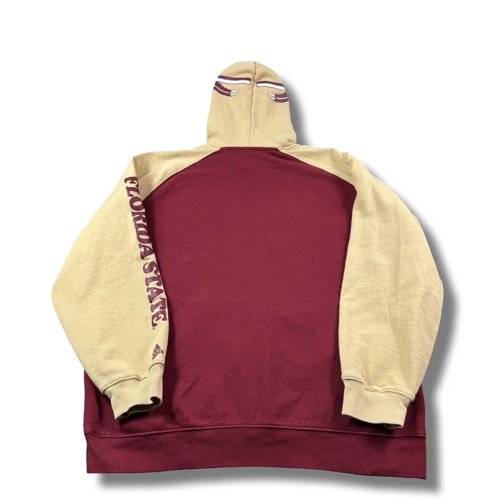 VTG Adidas Florida State Seminoles FSU Pullover Hoodie Mens Size Medium EUC Rare